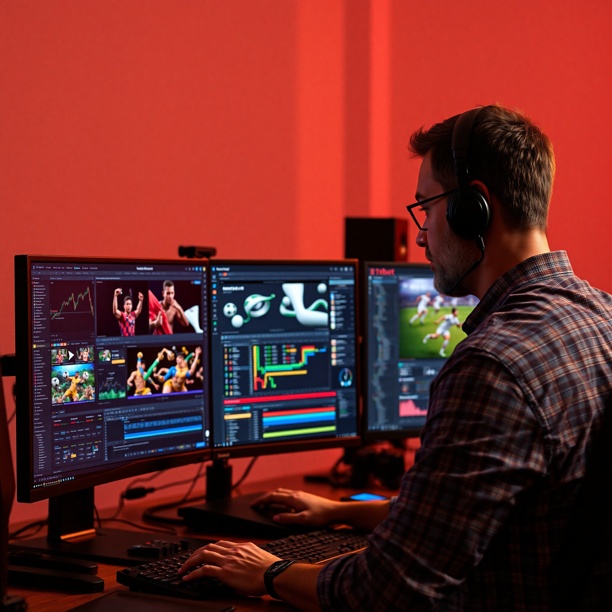 Professional compositing workspace showing layered node-based workflow in advanced VFX software